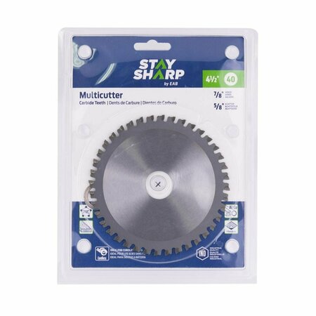STAY SHARP 4.5 in. x 40 Teeth Finishing Specialty Industrial Saw Blade - Recyclable 2110650
